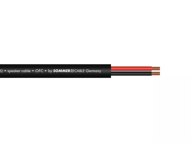Speaker cable 2x1,5 100m bk Meridian Install FRNC - sommer cable