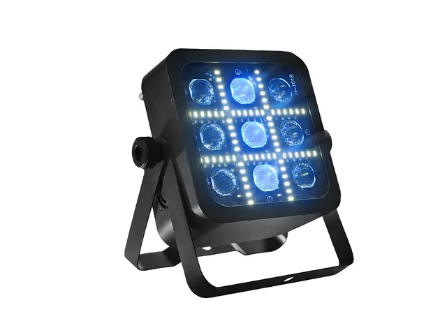 LED-Scheinwerfer mit 9 einzeln ansteuerbaren Beams und 4 zusätzlichen Strobestreifen-MainBild
