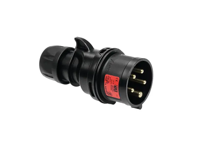 PC ELECTRIC CEE Stecker 16A 5p 6h schwarz SHARK-MainBild