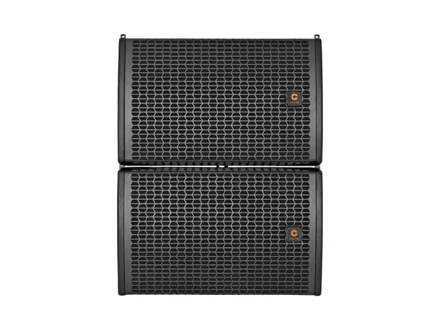 Ultra-compact line array set (active + passive module) with DSP-MainBild
