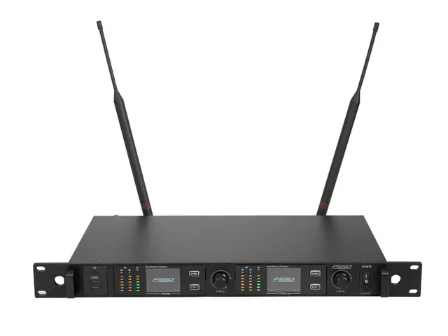 License-free true diversity wireless receiver with auto scan, 3-band EQ & TFT color displays-MainBild