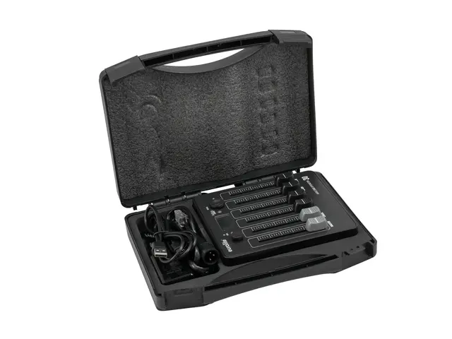 Tragbarer Akku-DMX-Controller für 30 Kanäle mit QuickDMX-Sender & Transportkoffer-MainBild