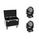 2x washlight with 12 W COB LEDs including PRO flightcase with wheels-Bild-1