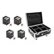 4x bright uplight wit 4 x 8 W 4in1 LEDs including PRO flightcase with charging function-Bild-1