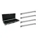 EUROLITE Set 4x LED BAR-252 RGBA 10mm 20° black + Case-Bild-1
