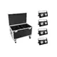 EUROLITE Set 4x Audience Blinder 2x100W LED COB + Case-Bild-1
