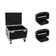 2x PRO-Moving-Head mit 2 neigbaren LED-Leisten inklusive PRO Flightcase mit Rollen-Bild-1