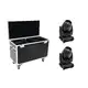 2x PRO-Beam-Moving-Head mit 150-Watt-COB-LED inklusive PRO Flightcase mit Rollen-Bild-1