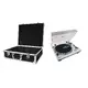 OMNITRONIC Set DD-2550 USB Turntable sil + Case black -S--Bild-1