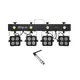 Bar mit 4 RGBW-Spots und 4 weißen Strobe-LEDS inklusive kompaktem DMX-Funkempfänger-Bild-1