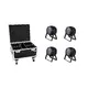 EUROLITE Set 4x LED IP PAR 12x12W HCL + Case-Bild-1