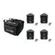 4x Spot for lighting within trussing, 3 x 3 W 3in1 LED, QuickDMX transceiver including soft bag-Bild-1