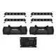 EUROLITE Set 4x LED BAR-6 QCL RGBA + 2x Soft Bag + Controller-Bild-1
