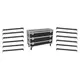 12x Scheinwerfer-Bar mit 12 x 4-W-4in1-LED (RGBA) inklusive PRO Flightcase-Bild-1