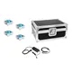 4x flat spotlight with 3 x 8 W RGBW LED including charger and PRO flightcase-Bild-1
