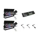 Stage panel set with 2x light effect bar, DMX lighting desk, transmitter and 2x receiver-Bild-1