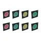 EUROLITE Set 8x Dichroic filter, black frame PAR-56, assorted-Bild-1