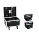 2x narrow angle LED Moving Bar with 5 RGBW LEDs including PRO flightcase with wheels-Bild-1