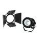 Silent spotlight with 100 W COB LED in cold white and warm white incl. barndoors-Bild-1