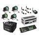 4 proiettori a batteria con soft bag, controller DMX con flightcase e sistema radio DMX-Bild-1