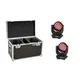 2x Washlight mit 19 starken 15-W-LEDs (4in1) und motorischem Zoom inkl. PRO Flightcase-Bild-1