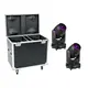 2 x beam étroit et puissant à lampe à décharge OSD 10 280 W, flightcase PRO à roulettes incl.-Bild-1