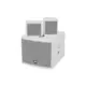 OMNITRONIC Set subwoofer attivo MOLLY-12A + 2x MOLLY-6 Top 8 Ohm, bianco-Bild-2