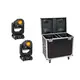 2x LED moving head spot including PRO flightcase-Bild-1