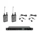 Anmeldefreier True-Diversity-Funkempfänger inkl. 2x Taschensender und 2x Lavaliermikrofon-Bild-1