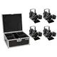 EUROLITE Set 4x AKKU THA-20PC TRC spot teatrali nero + custodia-Bild-1