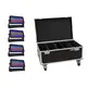 EUROLITE Set 4x Multiflood Pro IP RGBW Wash MK2 + Case-Bild-1