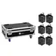 EUROLITE Set 6x AKKU IP UP-4 Plus HCL Spot WDMX + Case with charging funktion-Bild-1