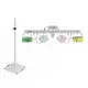 EUROLITE set LED KLS Laser Bar set d'éclairage FX blanc + BPS-3 pied pour enceinte blanc-Bild-1