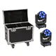 EUROLITE set 2x LED TMH-H240 Beam/Wash/effet floral + etui-Bild-1