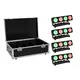 EUROLITE Set 4x LED PMB-4 COB QCL 30W Leiste + Case-Bild-1