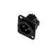 NEUTRIK XLR mounting plug 3pin NC3MD-LX-B-Bild-1