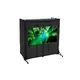 Portable DJ table (1 m) with 2x textile cover and TV mount-Bild-2