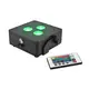 Flacher IP65-Scheinwerfer in schwarz mit 3 x 8-W-4in1 QCL RGBW-LED, QuickDMX-Transceiver,-Bild-5