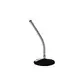 Desk stand with 25 cm gooseneck for microphone, silver-Bild-1
