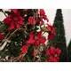 Poinsettia bush with elaborately worked leaves and flowers-Bild-7