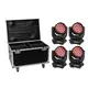 EUROLITE Set 4x LED TMH-X4 + Case with wheels-Bild-1