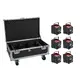 EUROLITE Set 6x AKKU UP-4 QCL Spot QuickDMX MK2 + Flightcase with wheels and charging function-Bild-1