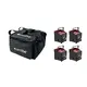 EUROLITE Set 4x AKKU UP-4 QCL Spot QuickDMX MK2 + Soft Bag-Bild-1