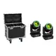 EUROLITE Set 2x LED TMH-B120 Hypno Moving-Head Beam + Flightcase with wheels-Bild-1