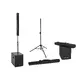 OMNITRONIC Set ROD-1283 active column speaker system + speaker stand + cover set-Bild-1