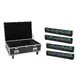 EUROLITE Set 4x LED BAR-8 SWING QCL bar + Flightcase with wheels-Bild-1