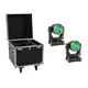 EUROLITE Set 2x LED IP TMH-W285 Hypno Moving Head Wash + Flightcase with wheels-Bild-1