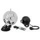 Set with motor, mirror ball, chain, color pinspot and IR remote-Bild-1