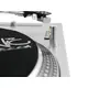 Riemengetriebener DJ-Plattenspieler, silber-Bild-14