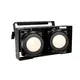 Weather-proof audience blinder with 2x 100 W COB LED in warm white-Bild-1